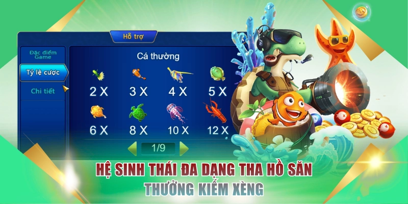 Jackpot Đánh Cá | Săn Ngư Đổi Thưởng Cực Chất Tại FB88 2 Hệ sinh thái đa dạng tha hồ săn thưởng kiếm xèng