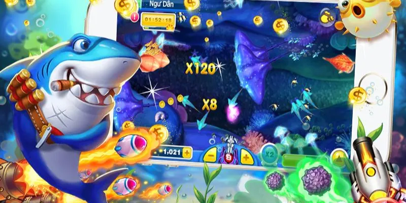 Bắn Cá Cai Shen Fishing | Trải Nghiệm Đỉnh Cho Anh Em 2 Người chơi có quyền tự do thay đổi mức cược trong game