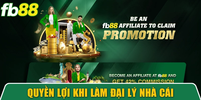 Quyền lợi hấp dẫn khi kết nối làm đại lý nhà cái